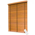 Jaluzele orizontale lemn electrice 50 mm 5011 - Jaluzele bambus orizontale