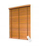 Jaluzele orizontale lemn electrice 50 mm 5011 - Jaluzele bambus orizontale