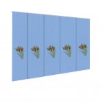 Panouri japoneze imprimate 5 canale Cod p5 A 2328 008 5282266