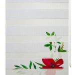 Roleta zebra standard w de colt 1 rosu imprimat pe fata - rolete zi noapte