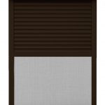 Rulouri exterioare aluminiu cu plasa incorporata lamela 39 mm maro 8019 plasa rulou - obloane exterioare aluminiu