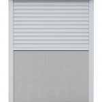 Rulouri exterioare aluminiu cu plasa incorporata lamela 39 mm silver plasa rulou - obloane exterioare aluminiu
