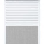 Rulouri exterioare aluminiu cu plasa incorporata lamela 39 mm alb rulou - obloane exterioare aluminiu