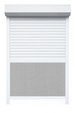 Rulouri exterioare aluminiu cu plasa incorporata lamela 39 mm alb rulou - obloane exterioare aluminiu