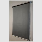 Rolete standard 17 mm Nina 2321-6-gri inchis-blackout verso argintiu-rulouri geam