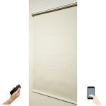 Rolete standard electrice Nina 2321-2-crem-blackout verso argintiu- rolete geam