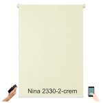 Rolete standard electrice Nina 2330-2-crem-semiopac - rolete geam