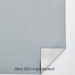 Rolete standard electrice Nina 2321-3-gri-blackout verso argintiu- rolete geam - imagine 2