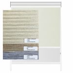 Rolete duble Lampe 3 Kumquat-Next semitransparent si CONGO - storuri geam